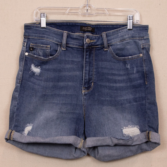 Judy Blue Pants - Judy Blue distressed cut off shorts-1XL